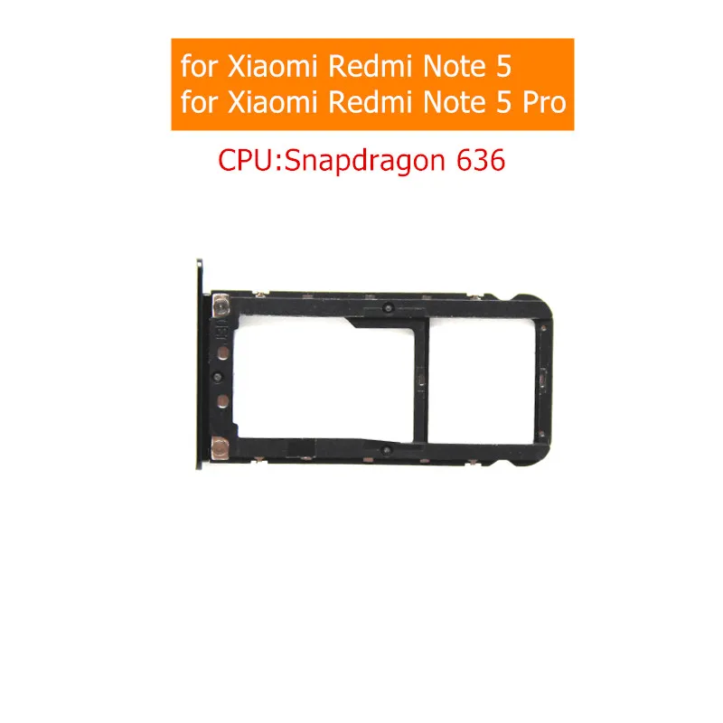 

Держатель для SIM-карты слот лоток для Xiaomi Redmi Note 5/ Note 5 Pro слот для SIM-карты Micro SD адаптер для лотка для карт запасные части для ремонта