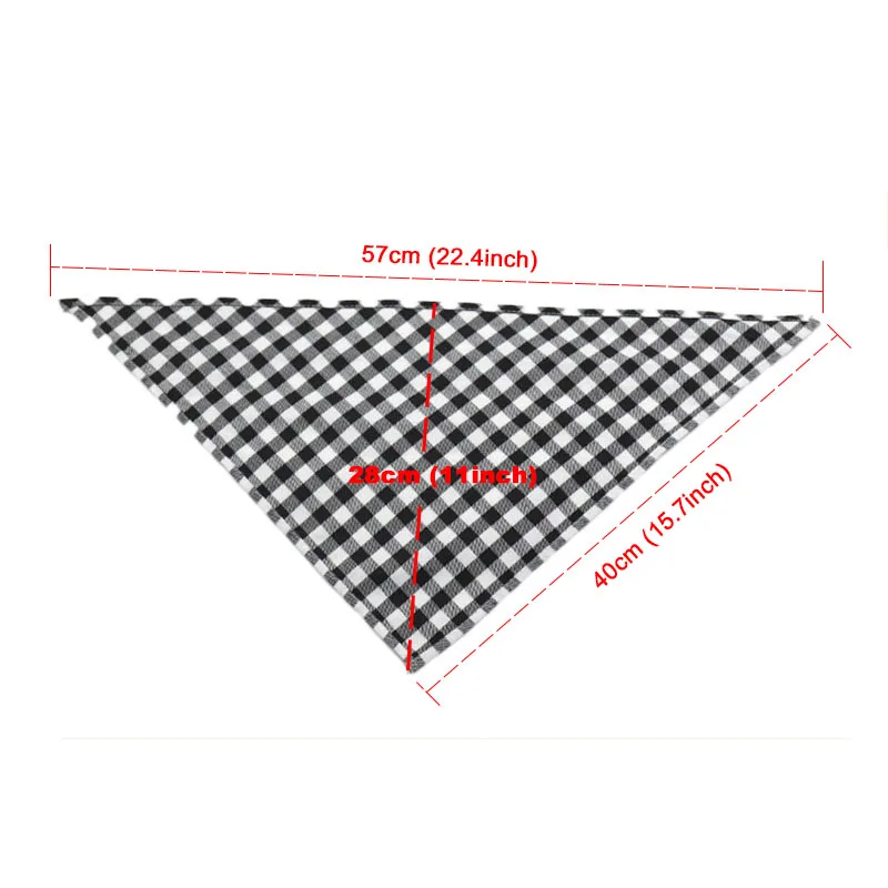 Классические клетчатые нагрудники для собак и кошек аксессуары домашних
