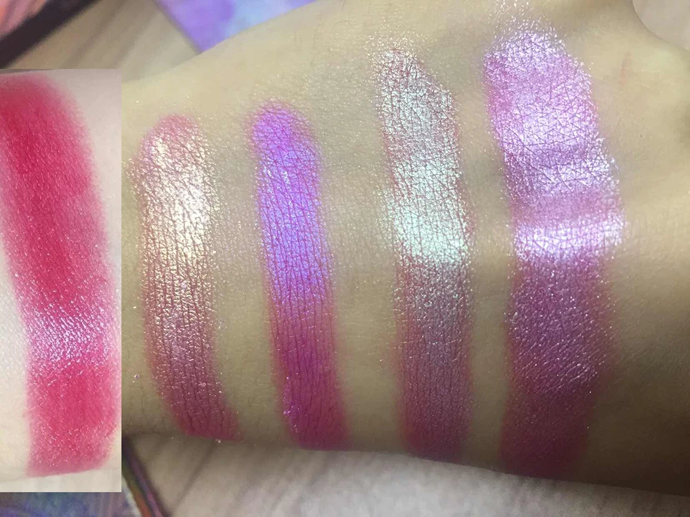 UCANBE 9 Цвет Shimmer Блестящий Радуга хайлайтер уход за кожей лица Illuminador Glow Kit Макияж голографическая Duochrome хайлайтер палитры