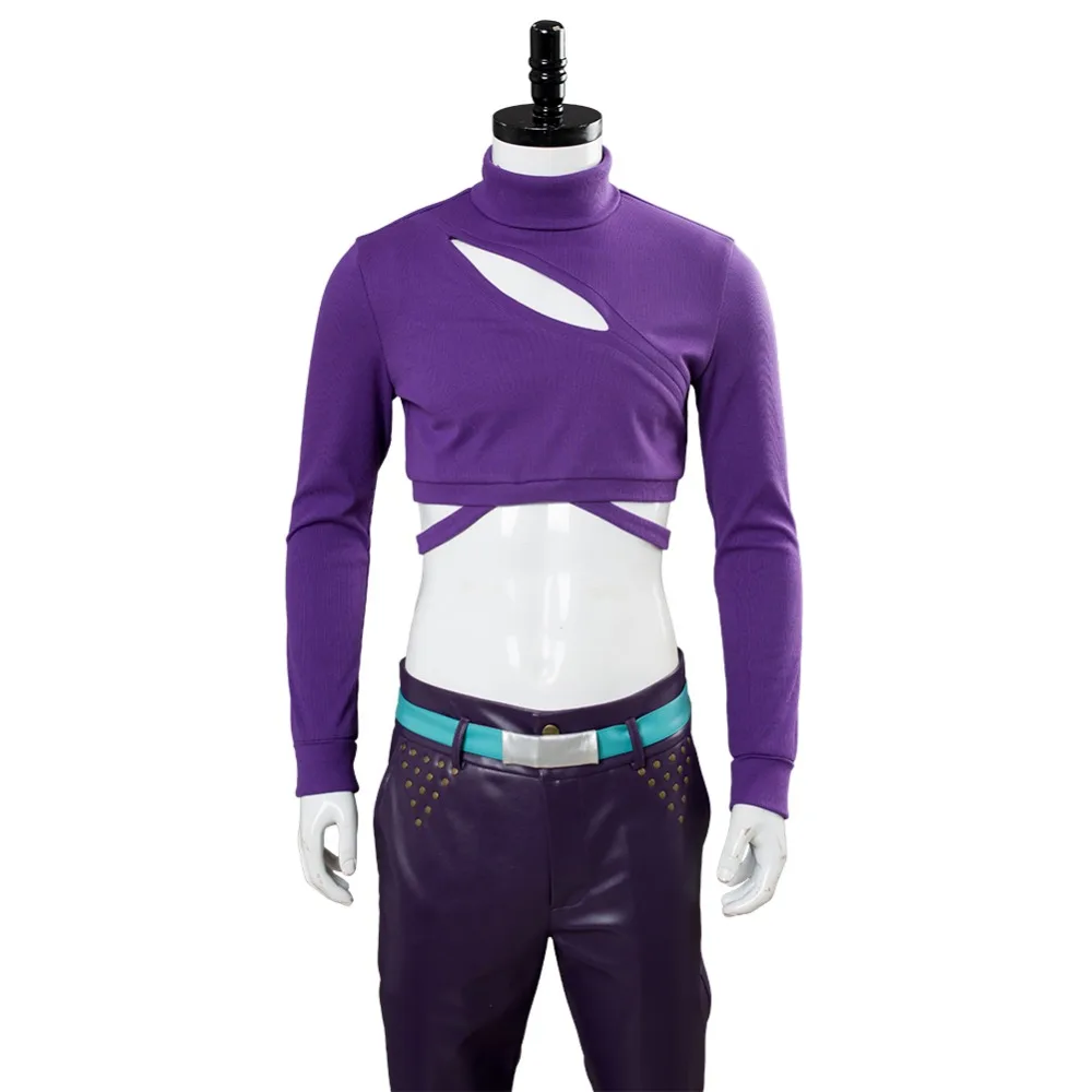 

JoJo's Bizarre Adventure Golden Wind Diavolo Cosplay Costume Full Suit Shoes Halloween Carnival Costume Custom Made