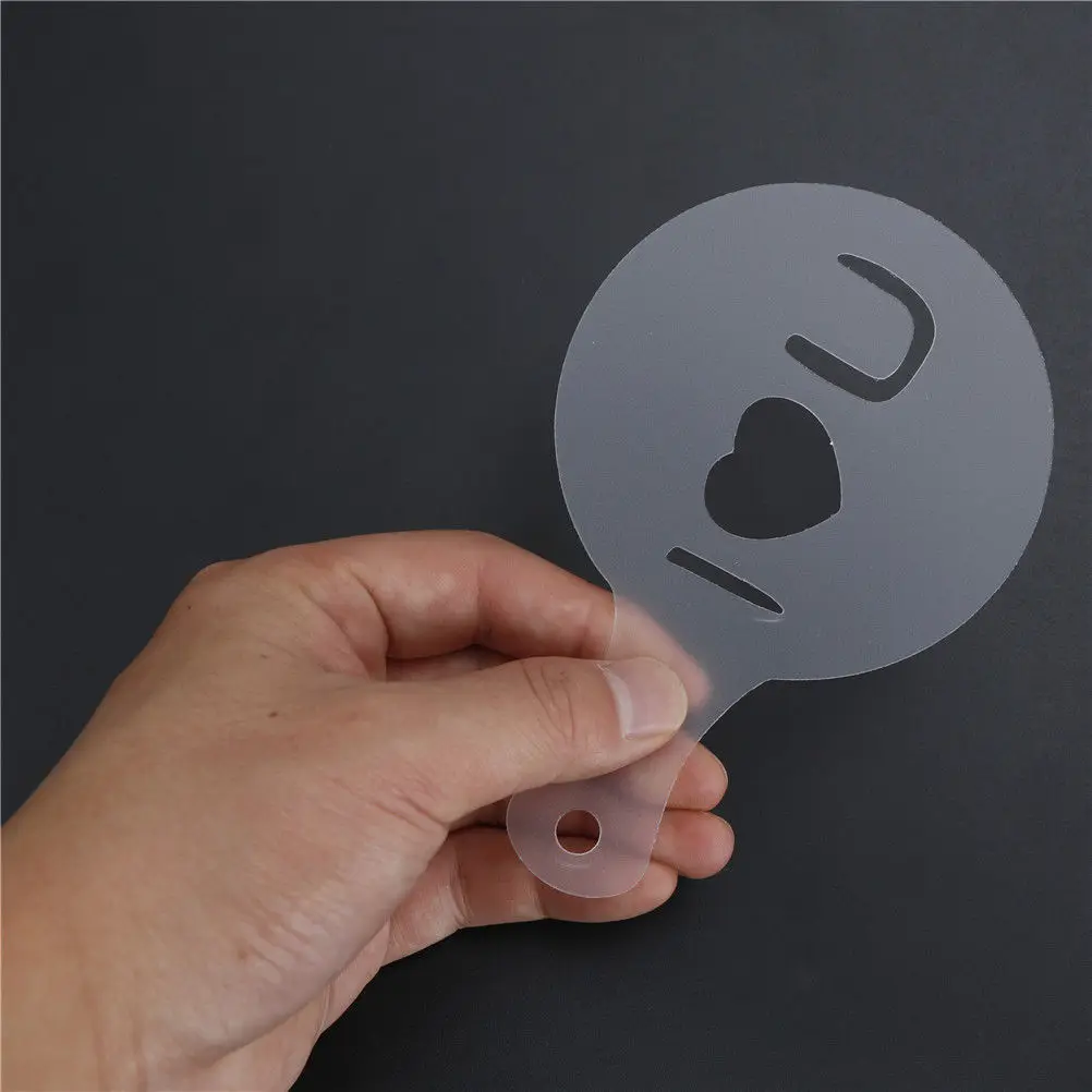 8 шт./компл. трафареты для торта на День святого Валентина сделай сам Аэрограф