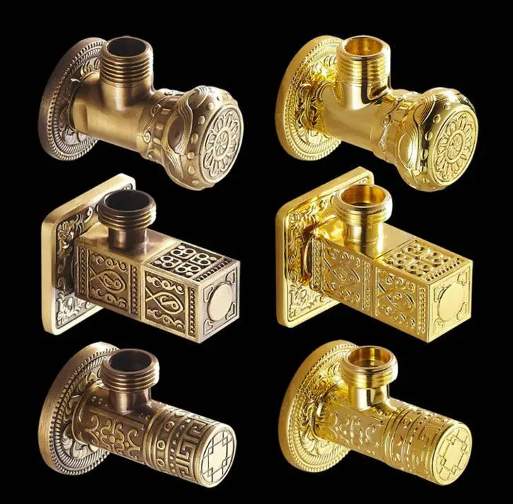Клапан угловой для ванной комнаты латунный 1/2 дюйма malex JM525|finish|part |