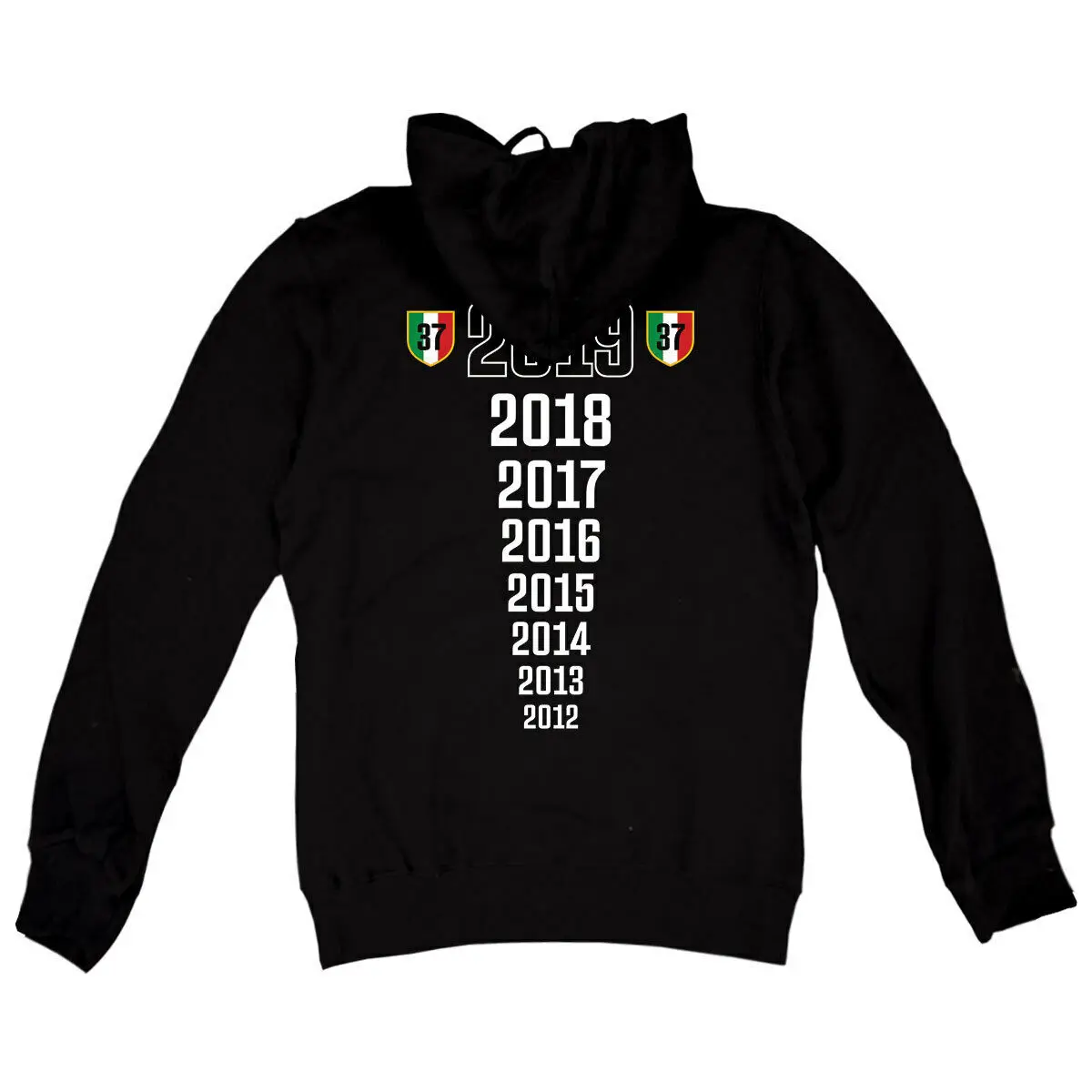 Новинка года juve 37 Scudetto Campione d'Italia Роналду для мужчин толстовки кофты забавные хип хоп Новинка уличная одежда с капюшоном