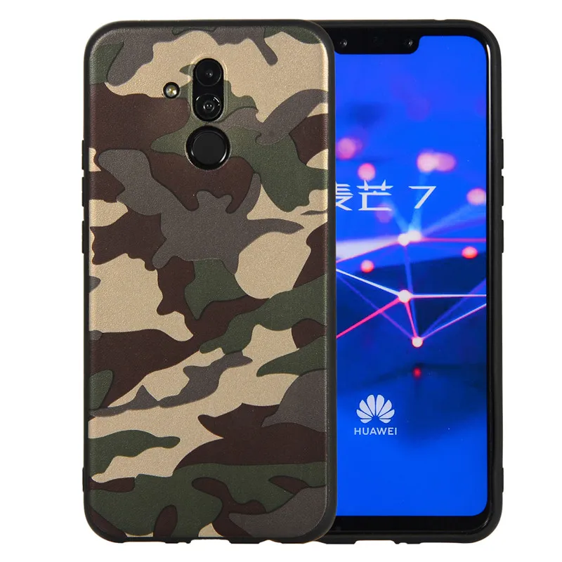Wekays для Huawei Mate 20 Lite армейский зеленый камуфляжный чехол Pro Мягкий ТПУ силиконовый