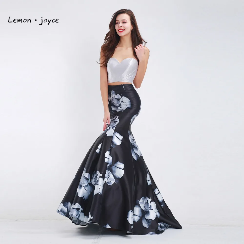 Длинные Серые Вечерние платья русалки 2020 из двух частей милое элегантное платье