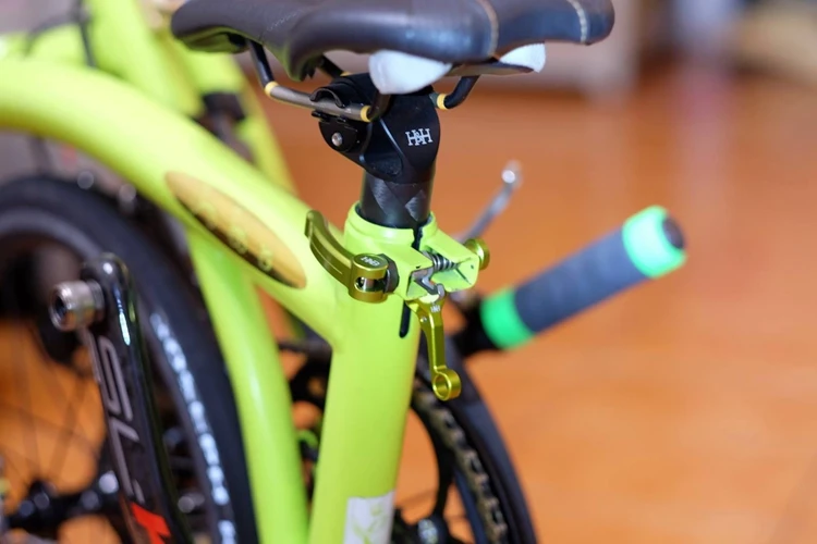 H& H Алюминиевый CNC Подседельный штырь зажим набор для Brompton велосипедов
