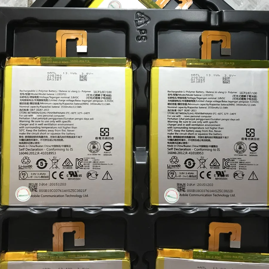 100% новый 3550 mAh L13D1P31 Батарея для lenovo LePad S5000 S5000H Pad A3500 Tablet PC tab 2 A7-30 с отслеживанием