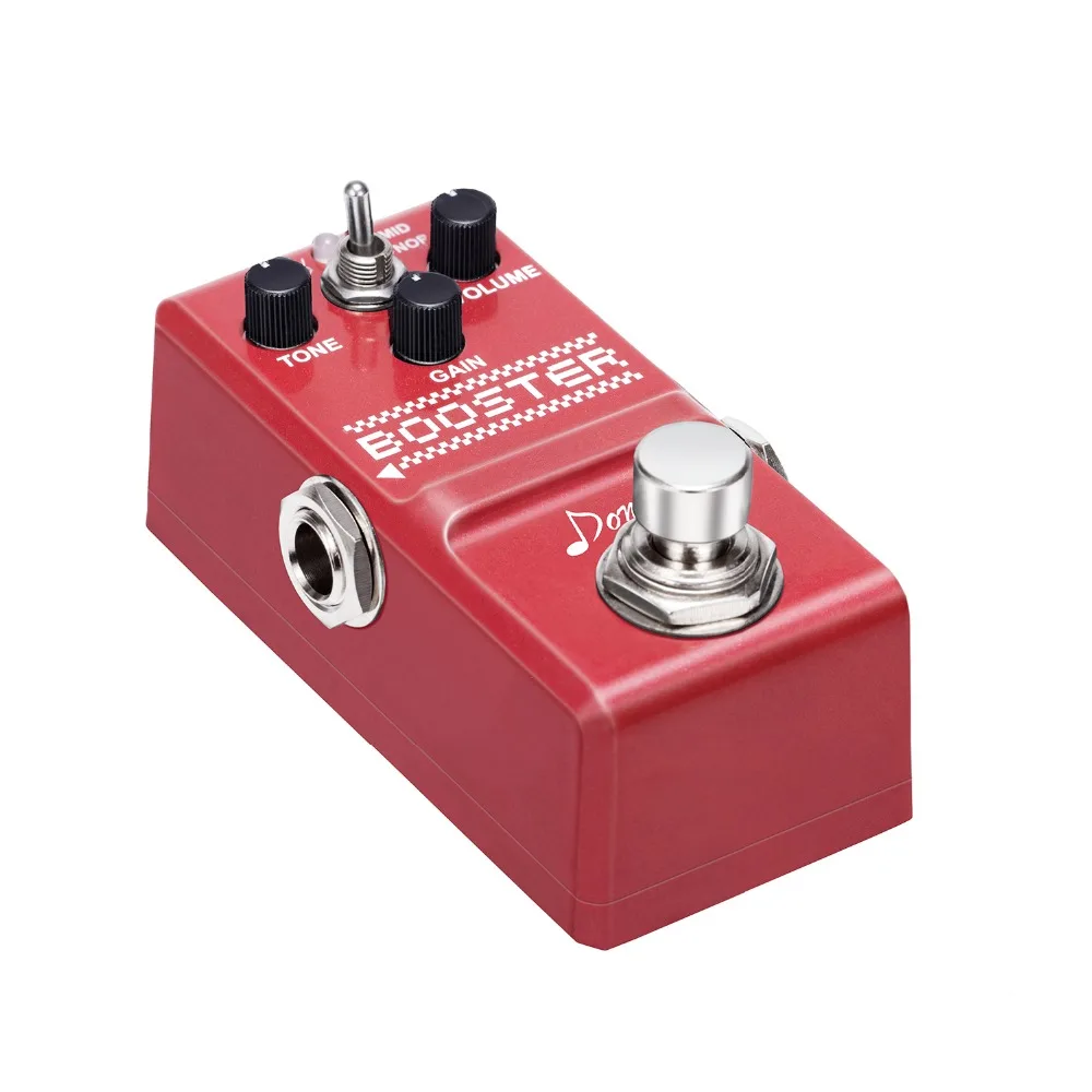 Гитарная педаль Donner с эффектом аналоговой цепи Boost Nano Metal Drive Effects Pedal True Bypass