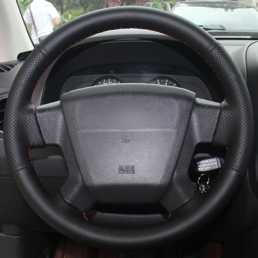 Черный чехол из натуральной кожи для Jeep Compass 2006-2010 Old Patriot 2007-2010 | Автомобили и