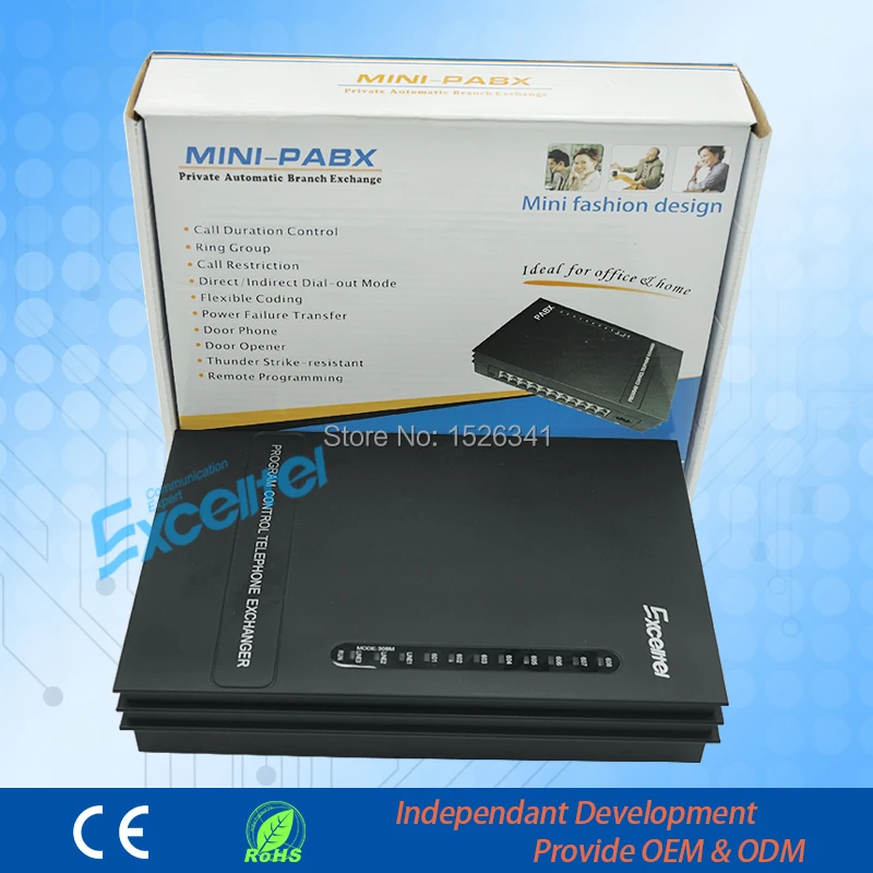 Exchange system / Mini PABX home PBX/ MD208/ 2 PSTN line 8 extension | Мобильные телефоны и аксессуары