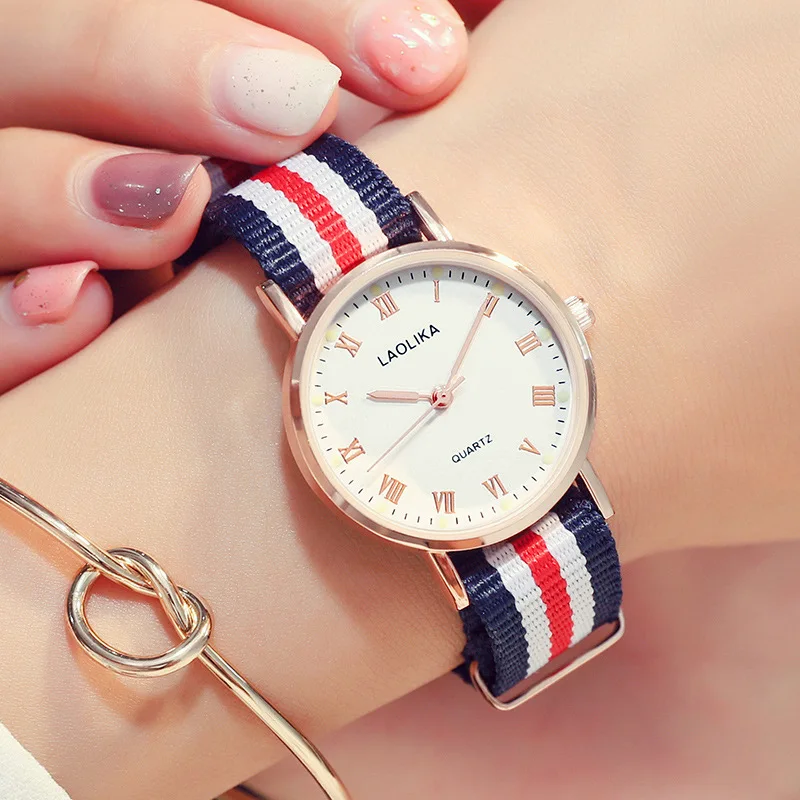 Женские цифровые часы в римском стиле модные и повседневные ультратонкие