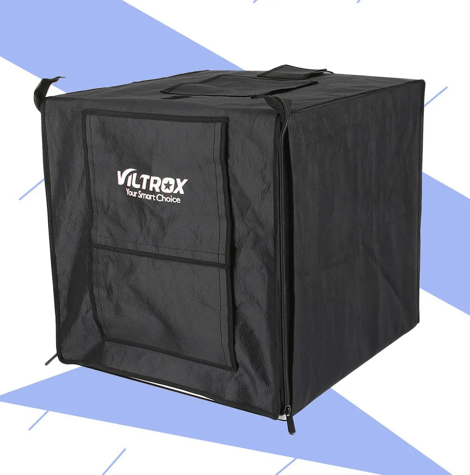 Портативный Студийный светильник Viltrox 60*60 см мини софтбокс складной Фотофон