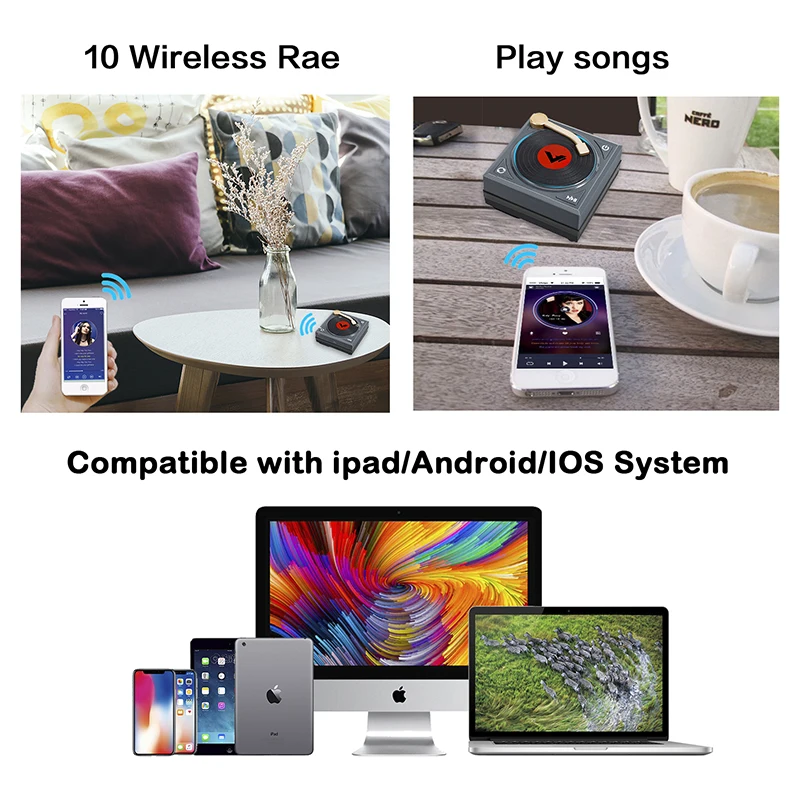 VTIN TOP H1 Smart Bluetooth 5 0 динамик Вт Hi Fi перламутровые туфли для невесты портативный