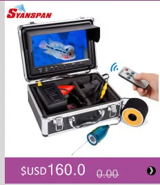 SYANSPAN водонепроницаемый IP68 DVR рыболокатор " ЖК-монитор видео камера 1000TVL подводный лед Рыбалка 36 светодиодов 360 градусов вращающийся