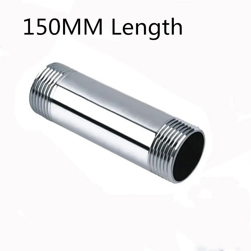 Фитинги из нержавеющей стали SS 304 с резьбой длина 150 мм 1/4 &quotDN8 3/8&quot DN10 1/2 &quotDN15 3/4&quot