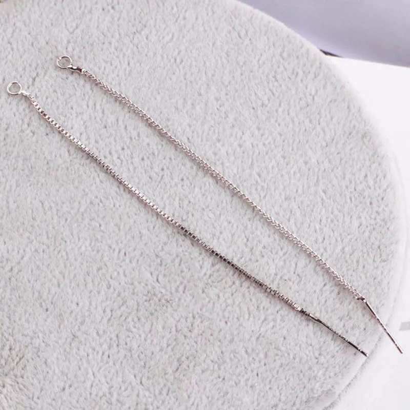 2 шт. коннектор для серег Серебряного и золотого цвета подвески с цепочкой