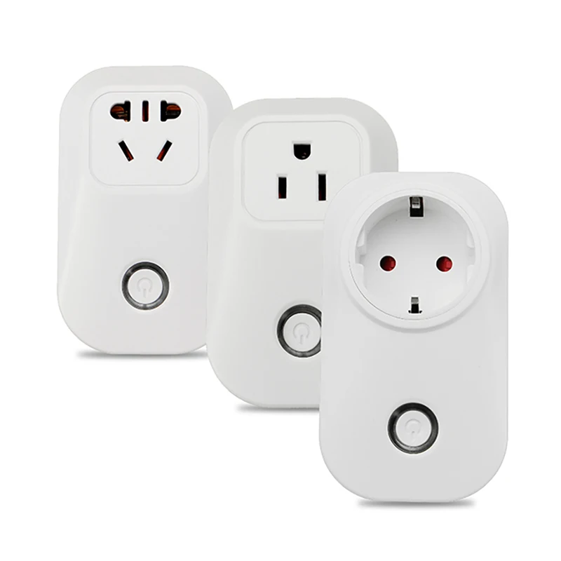 Sonoff S20 умная Wi-Fi розетка 220 Вт 10 А розетка беспроводное приложение дистанционное управление переключатель синхронизации ЕС США Великобритания разъем AU домашняя Автоматизация
