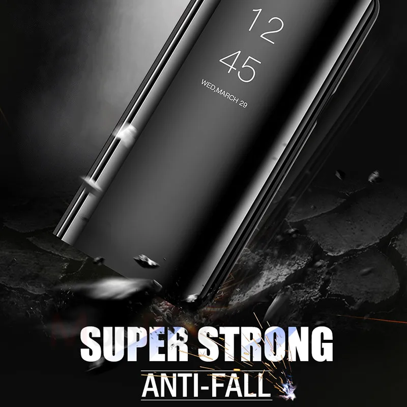 Умный зеркальный флип-чехол для телефона Samsung Galaxy Note 10 J4 J6 A6 A8 Plus A7 2018 чехол A5 J5 2017 J7