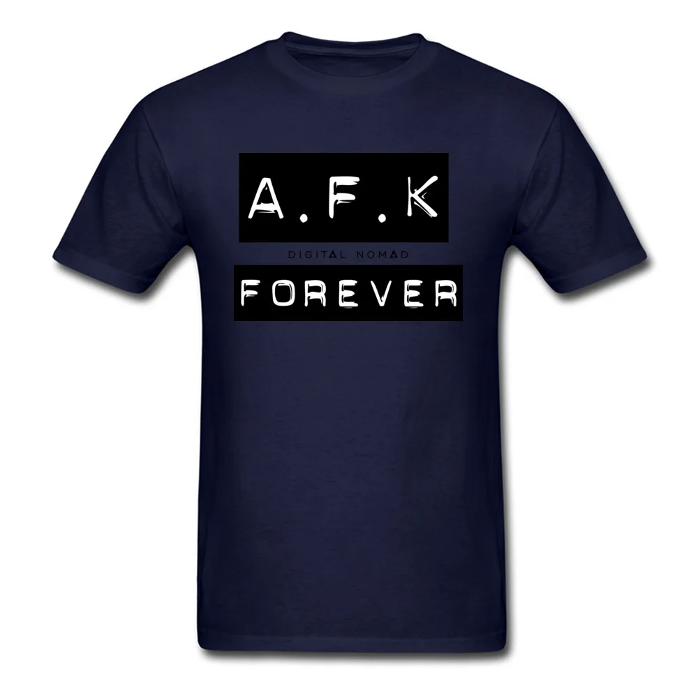 Сумасшедший A.F.K навсегда футболка Для мужчин цифровой кочевники футболки для