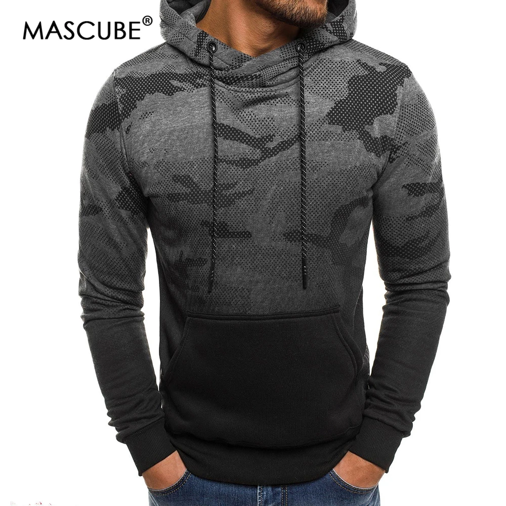 MASCUBE модные камуфляжные мужские комплекты плотная одежда осень зима Мужская