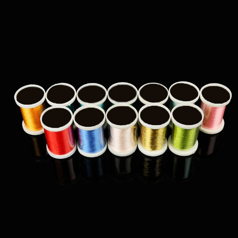 40 цветов/коробка новые катушки для швейной машинки нитки вязания пряжи набор