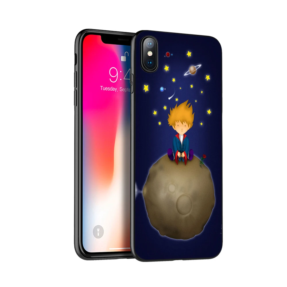 14291 Черный чехол ТПУ для iphone 5 5s se 6 6s 7 8 plus x 10 чехол силиконовый чехол для iphone XR XS MAX чехол Маленький принц лиса цитаты - Цвет: 14291