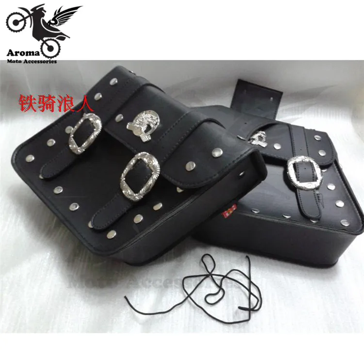 1 пара квадратное седло для мотоцикла сумка багажа принц регаль Раптор Круизный
