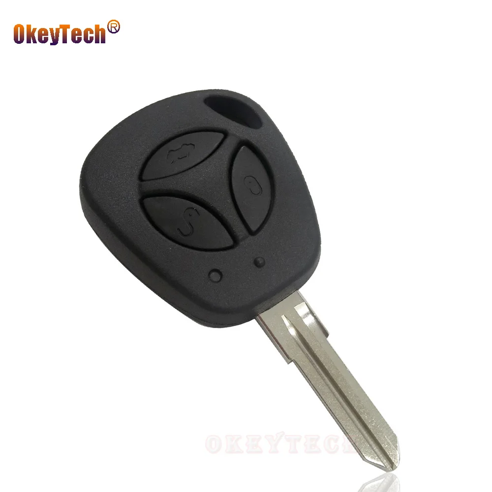 OkeyTech 3 кнопки Замена авто корпус автомобильного ключа дистанционного управления Fob Крышка для Lada Priora Sedan Sport Kalina Granta Vesta X-Ray XRay