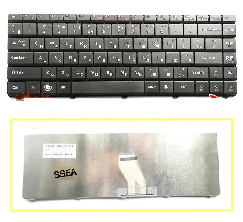 

Новая русская клавиатура SSEA для ноутбука ACER emachines D525 D725 D726 4732Z 3935, русская клавиатура