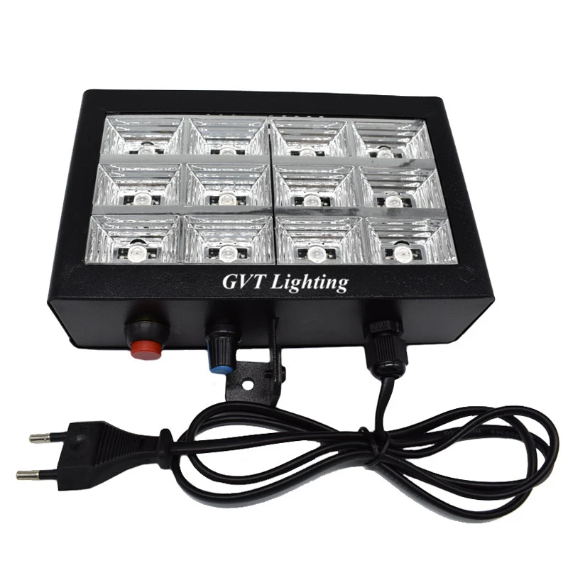 Новый стиль 12 шт. RGB Полноцветный или белый Мини светодиодный сценический свет со