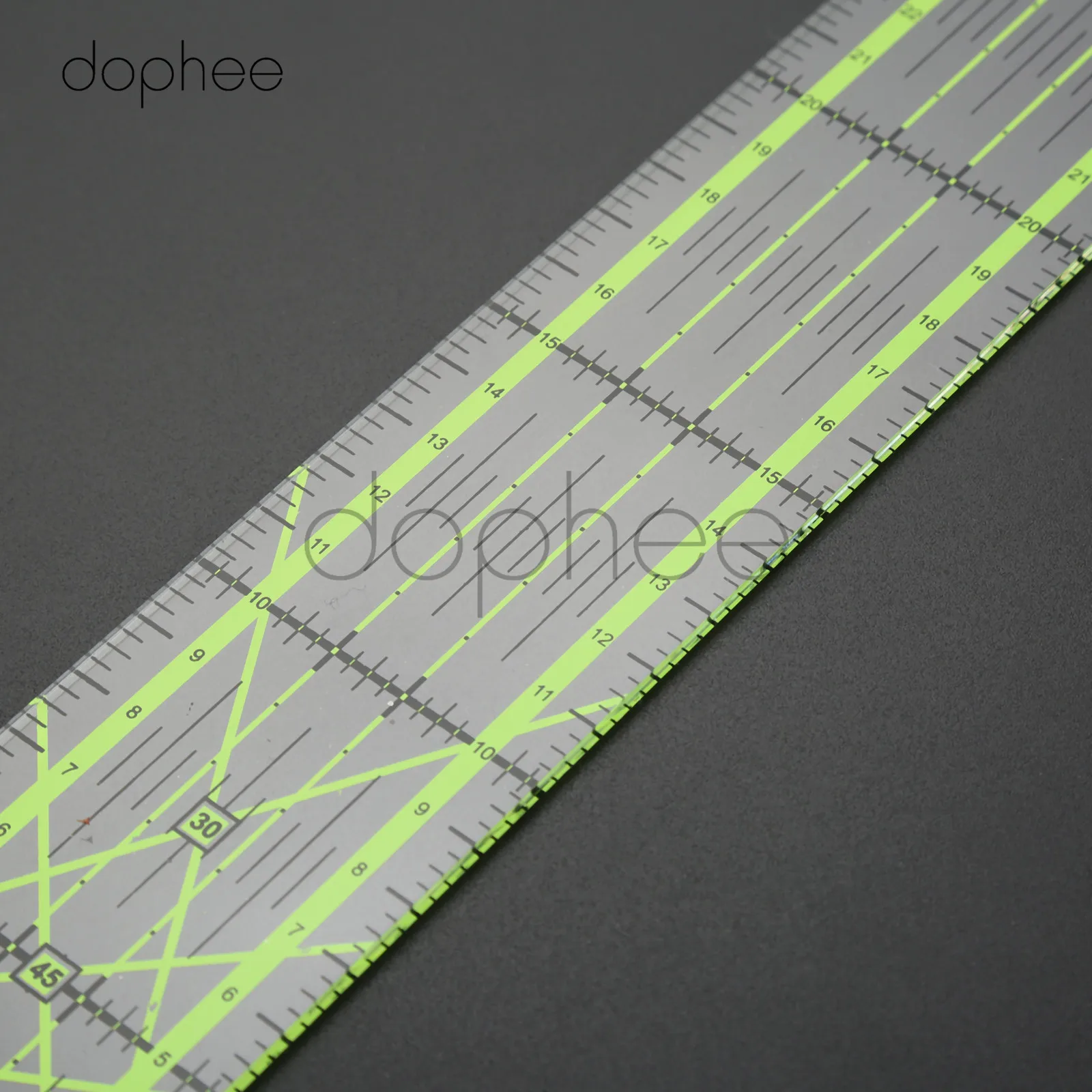 Dophee 1 шт. 5*30 см линейка для лоскутного шитья выровненная квилтинга строгая
