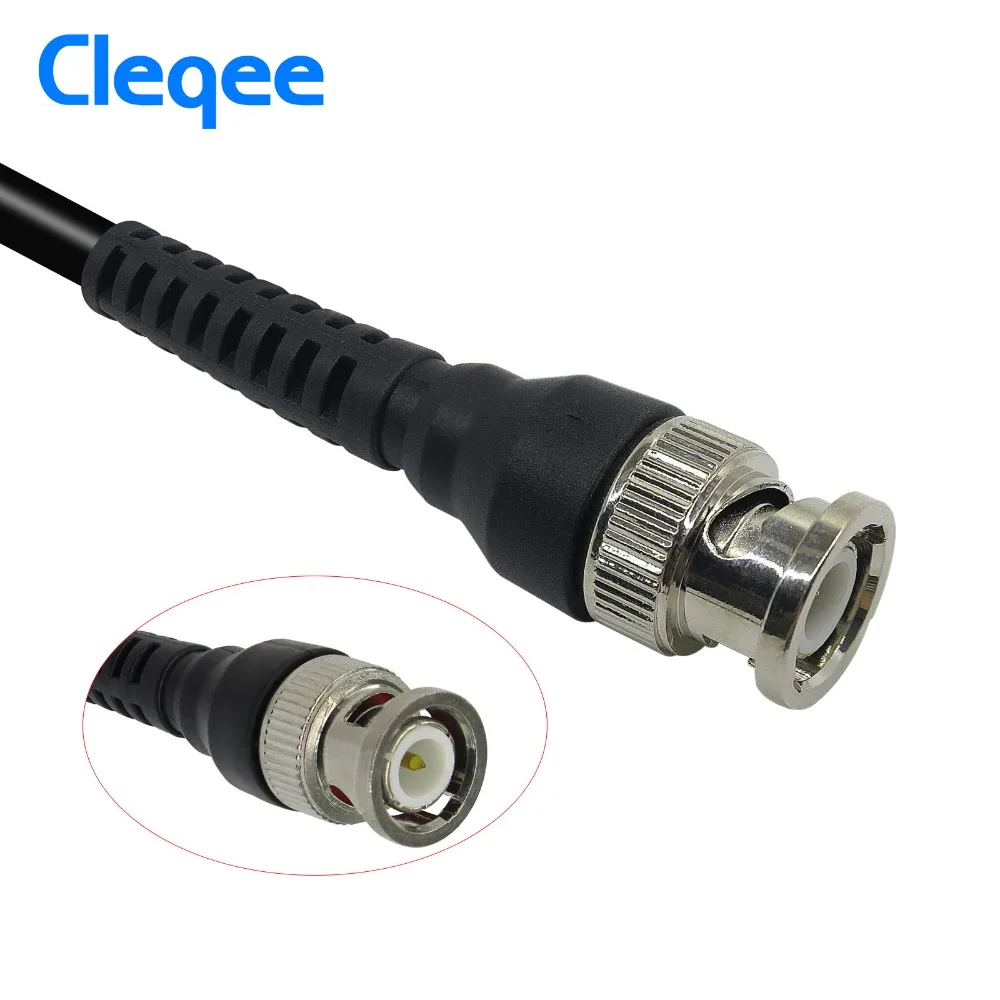 Cleqee P1008A BNC Q9 на двойной 4 мм Штабелируемый Банановый штекер с испытательными