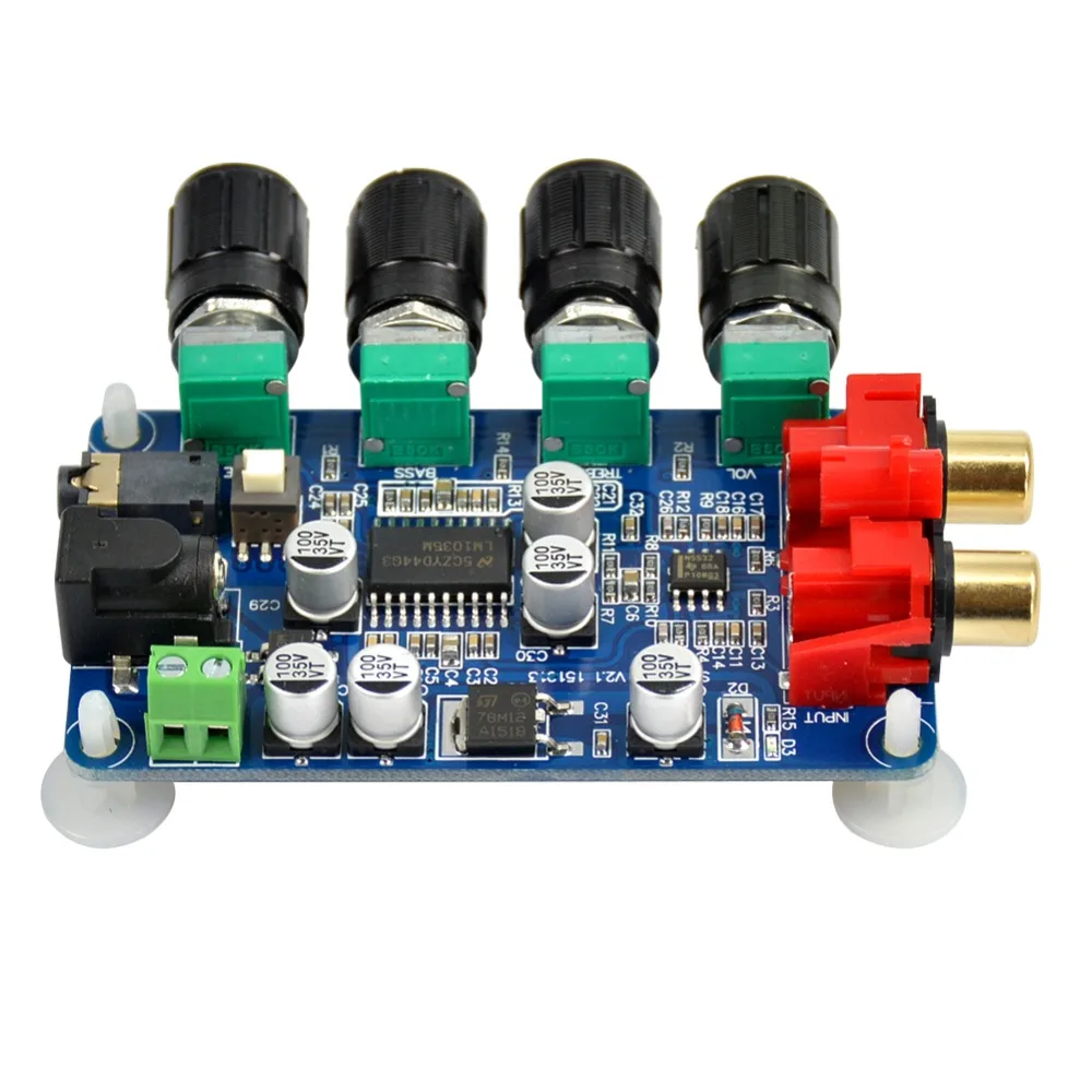 Aiyima LM1036 + NE5532 Стерео предусилитель тон доска DIY Усилитель | Электроника