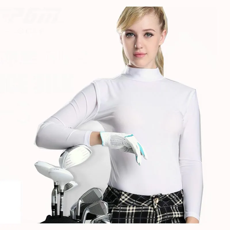 Женская компрессионная рубашка поло с длинным рукавом Sungreen|golf clothes ladies|polo shirt dry