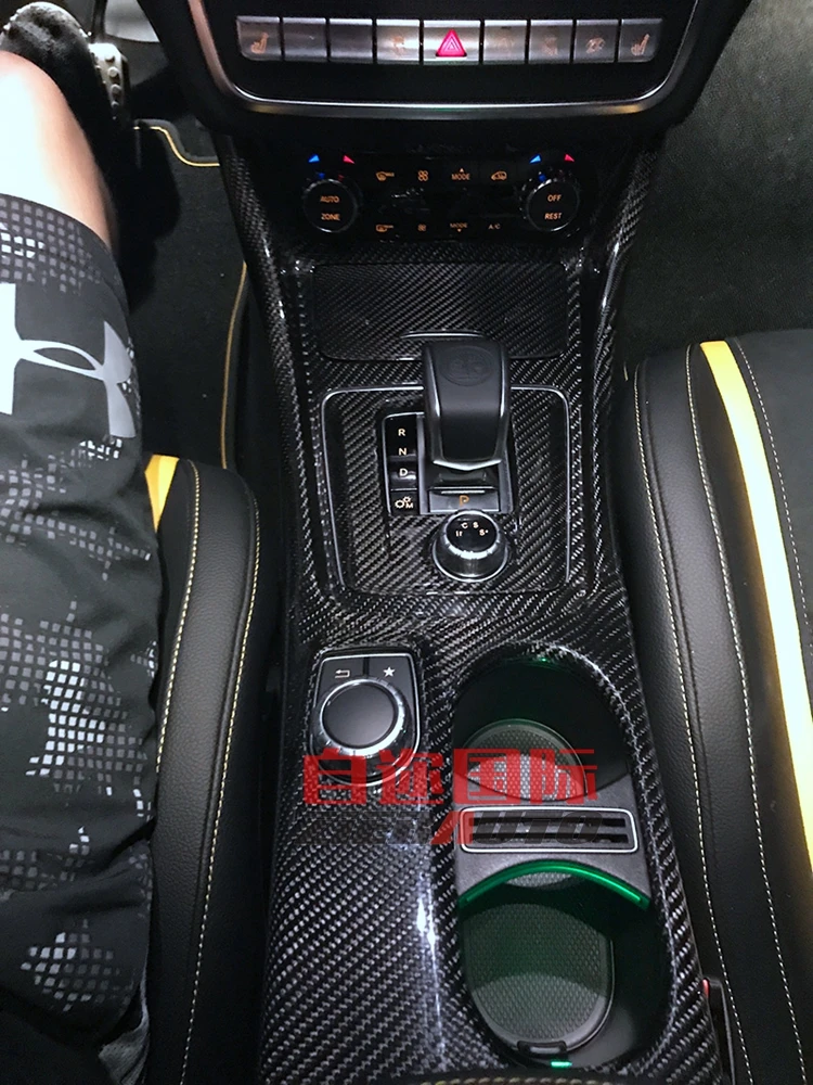 Подходит для Mercedes Benz A45 CLA45 GLA45 AMG внутреннее украшение из углеродного волокна |