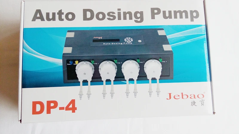 Jebao автоматическое дозирование перистальсис насос DP-4 Для аквариум с коралловым