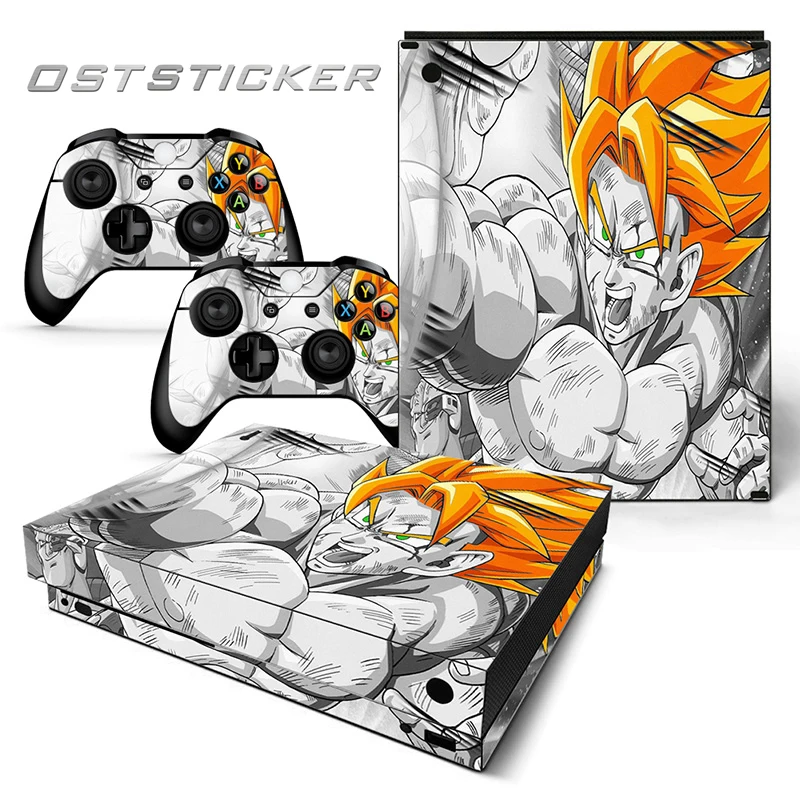 OSTSTICKER мультфильм дракон виниловая кожа для Xbox One X консоли и наклейки на регулятор