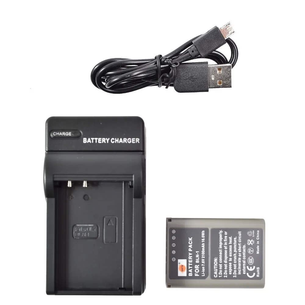 DSTE BLN-1 bln-1 BLN1 bln1 Камера Батарея с USB Зарядное устройство для цифровой камеры Olympus E-M5 OM-D E-M1 E-P5