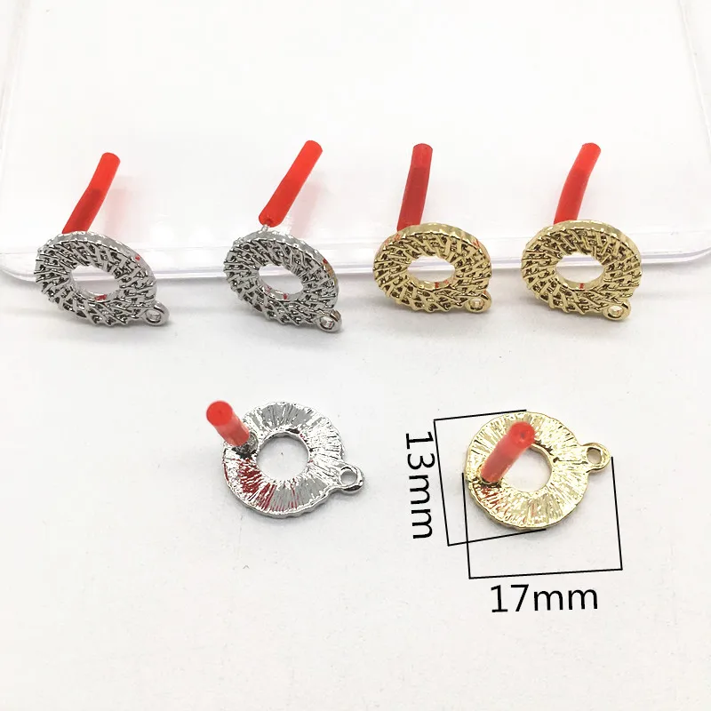 New arrival! 17X13mm 100pcs/lot zinc alloy ring-shape Stud earring/earrings accessories/Earring parts/hand Made for Jewelry DIY | Украшения