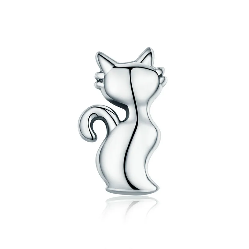 BISAER 925 пробы серебро Licorne маленькая коробка памяти Плавающие Подвески для длинного ожерелья плавающий кулон ожерелье ювелирные изделия воротник - Окраска металла: ECF103