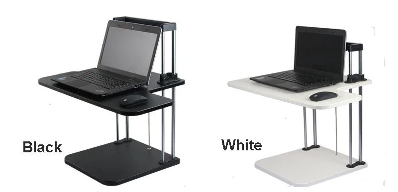 Sit/Stand стол стояк регулируемая высота легкий стоящий ноутбук стол ноутбук/планшет/стойка-держатель для монитора с Keybaord лоток