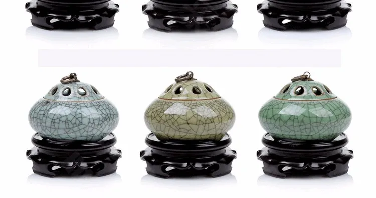 Longquan Celadon латунь керамика фарфор ладан плита держатель Будды курильница ладан палочки с ладаном катушки конусов печи