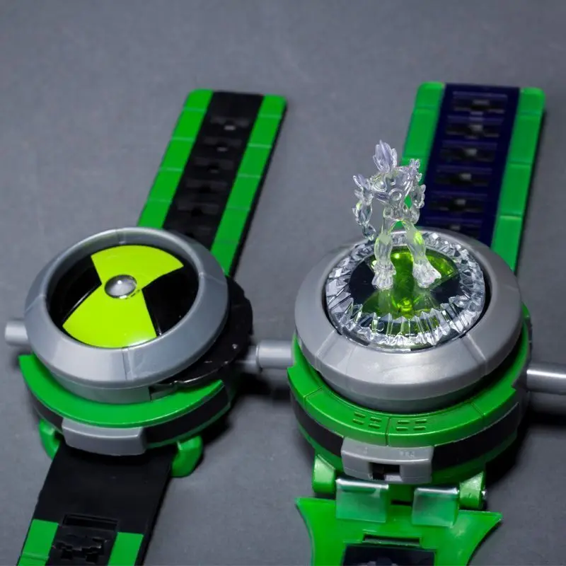 Ben 10 Ultimate Omnitrix часы Стиль Дети проектор часы Япония подлинные Ben10 часы игрушки наручные часы