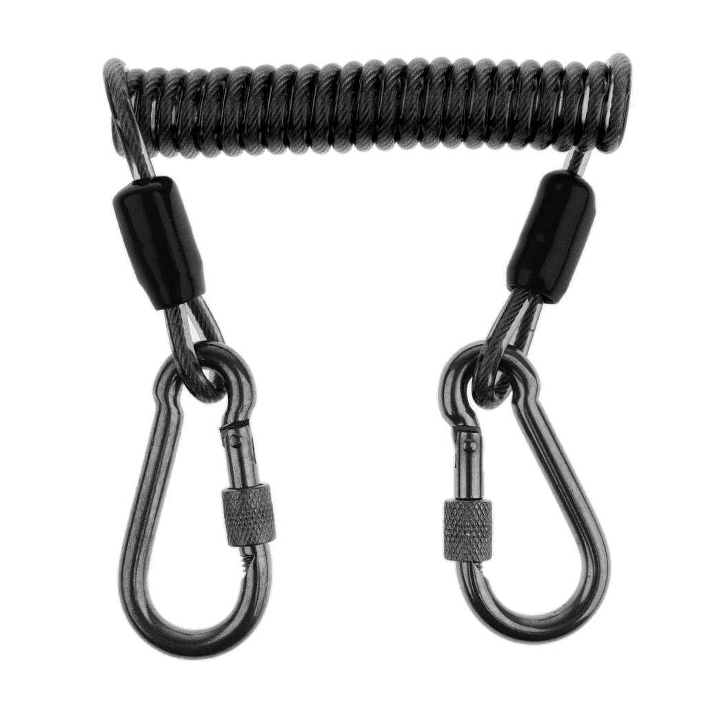 Подводное погружение 10 см спиральная пружинная катушка защелкивающийся зажим