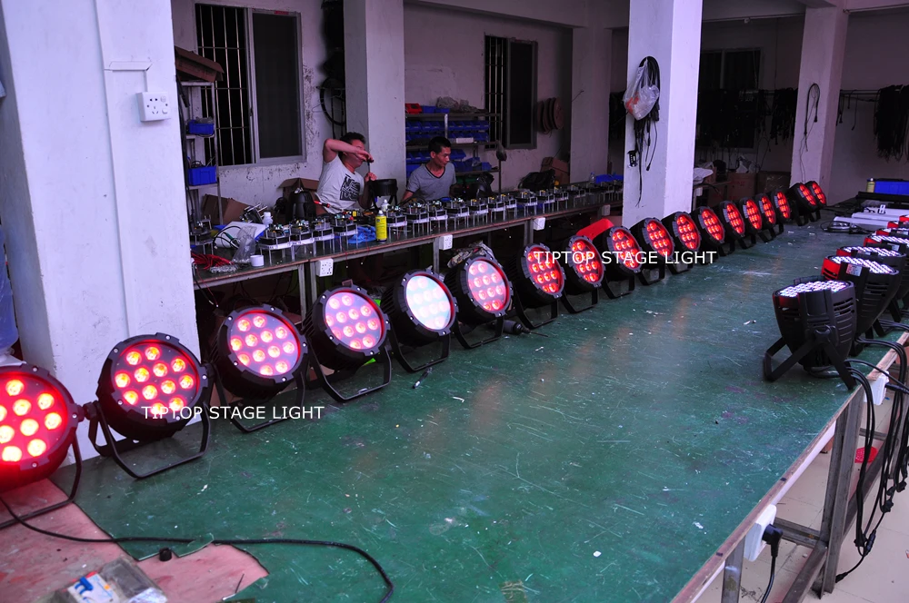 TIPTOP TP P52 сценическое оборудование Par 64 Can Lamp IP20 неводостойкий DMX 12x18W RGBWA UV