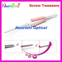 5pcs 4054 screw tweezers professional eyeglass glasses watch cellphone metal tweezers free shipping
