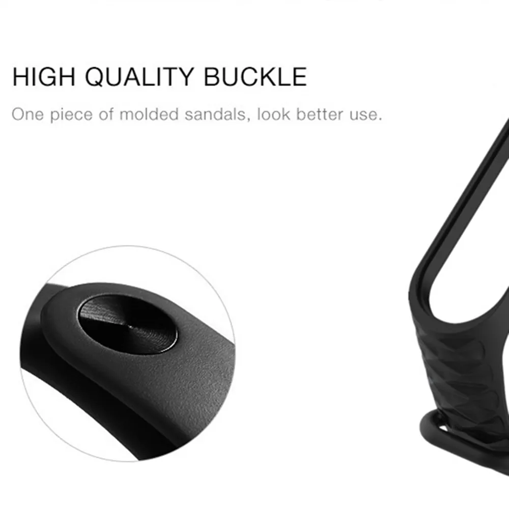Ремешок силиконовый для смарт-браслета Xiaomi Mi Band 3 сменный цветной браслет |