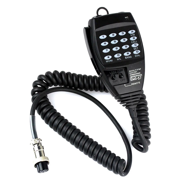 EMS-57 DTMF Car mini Microphone for Alinco DR-03 DR-06T DR-135 DR-235T DR-435 DR-635 Mic studio recording microfone mikrofon