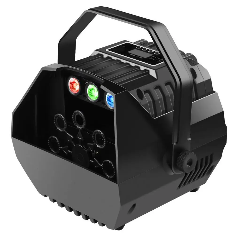

New Arrcials LED Mini Automatic Bubble Machine Wireless Remote Control Stage Effect Lights Lamp