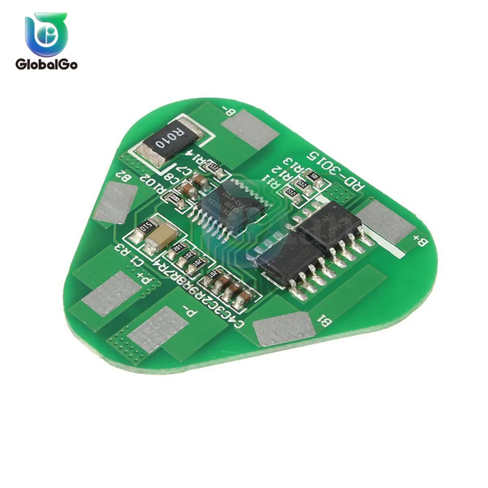 3S 4A Li-ion Li-Po Lithium Polymer Battery Protection Board 3 Cell PCB Module Short Circuit Overcharge | Инструменты